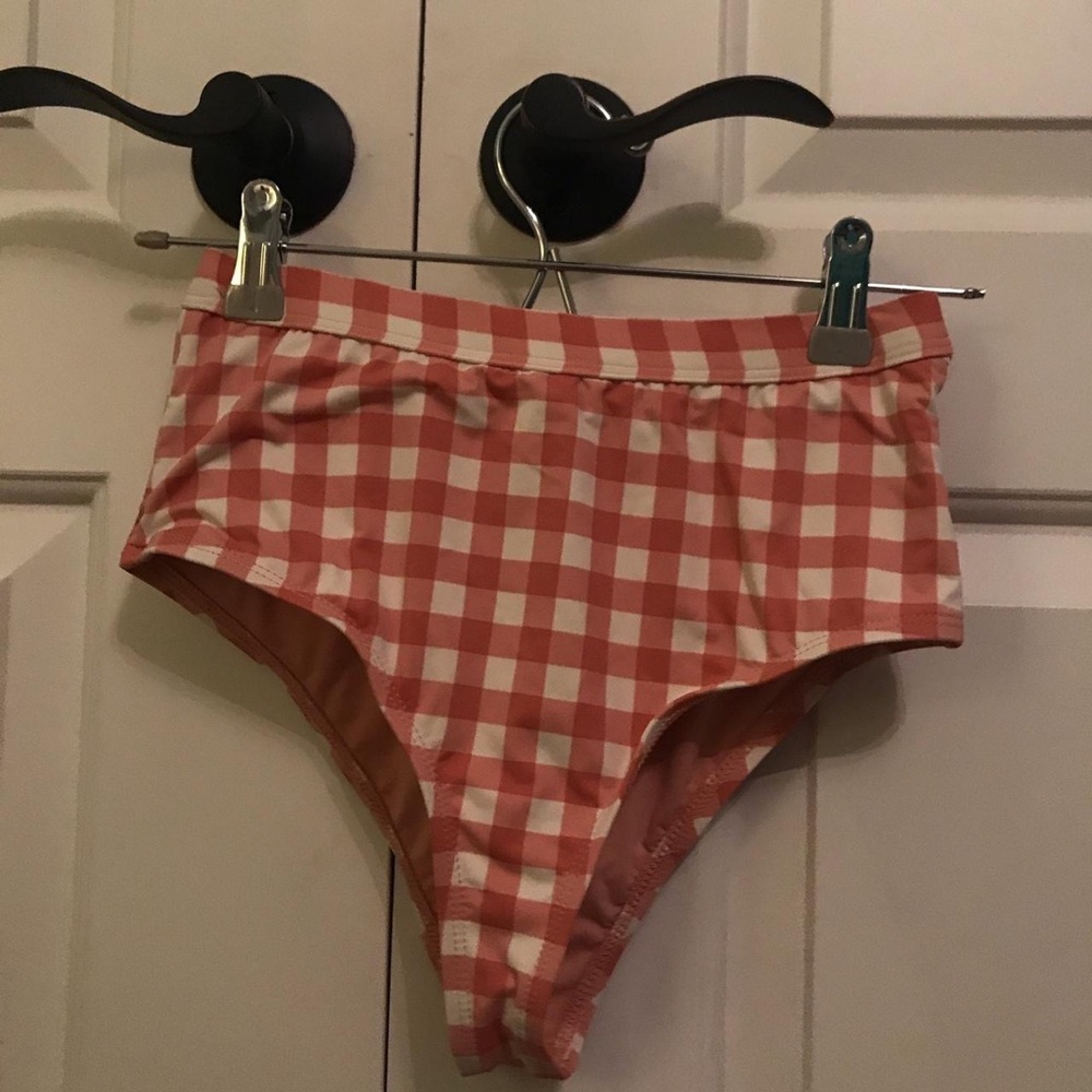 High waisted bikini bottoms